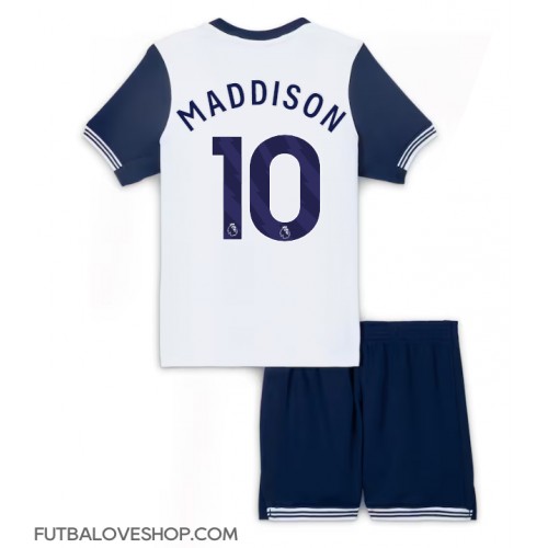 Dres Tottenham Hotspur James Maddison #10 Domáci pre deti 2024-25 Krátky Rukáv (+ trenírky)